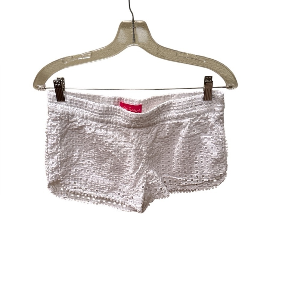 Lilly Pulitzer for Target woman's White Textured Shorts